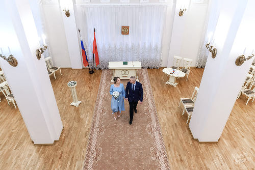 Зал торжественных регистраций в ЗАГС Адмиралтейского района. Свадебный фотограф в Санкт-Петербурге Алексей Вертолетов.
